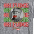 thumbnail image 3 of A Christmas Story - Oh Fudge Stacked - Men's Short Sleeve Graphic T-Shirt, 3 of 5