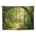thumbnail image 5 of BCIIG  Enchanted Forest Tapestry Nature Lanscape Green Tapestry Tree Cave Wall Tapestry Wall Hanging For Living Room Bedroom Home Decorations, 5 of 6