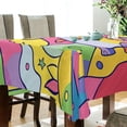 thumbnail image 5 of Yayeee Tablecloths 60" x 90" Rectangle Wrinkle Resistant Party Table Cover, Vibrant Dinosaur, 5 of 8