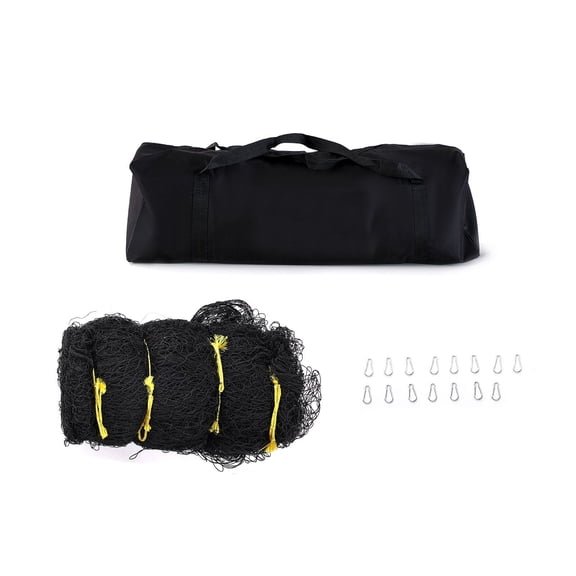 35FT Heavy Duty Baseball Batting Practice Net, Enclosed PE Softball Hitting Training Net with Door, Portable Pitching Cage & Carry Bag (NET ONLY)