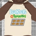 thumbnail image 4 of Inktastic Baker in Training Baking Boys or Girls Long Sleeve Baby Bodysuit, 4 of 5