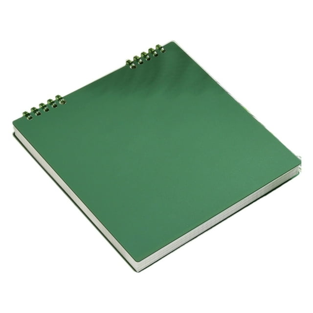 Spiral Notebook, Memo Notebook Notepads Grids Notebook Writing Notebook Pretty Notebooks Composition Books Bulk Cute Note Books Journals for Notes Work Supplies for Office, Army Green