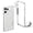 Elegant Silver, variant on for Nothing phone3A Lite Metal Lens Frame Seahorse Buckle Phone Case Hot Sale