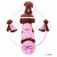 thumbnail image 3 of Vestido de Cachorro de Perro Sunnimix Chaleco Camisa de Verano Pajarita Rosa S, 3 of 5
