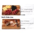 thumbnail image 4 of Fibogollo Acacia Wood Cutting Boards for Kitchen(Set of 3),Wooden Chopping Boards Set with Juice Groove,Chopping Board with Holder,Butcher Block for Meat,Vegetables,Fruit, 4 of 6
