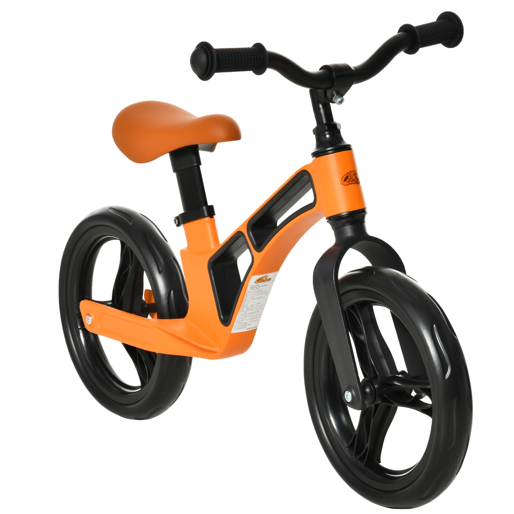Red Baby No-Pedal Balance Bike w/ Adjustable Seat Lightweight Durable Pedalless 