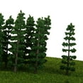thumbnail image 2 of MERIGLARE Lot de 90 Modèles de Sapins 9cm 1/100 pour Scène d'Architecture de Diorama Ferroviaire, 2 of 9