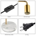 thumbnail image 7 of Gold Haitral Modern Table Lamp with Marble Base for Bedroom, 7 of 7