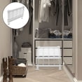 thumbnail image 3 of 1 Set Shelf Divider and Separators Nail-free Retractable Storage Rack for Closet, 3 of 5