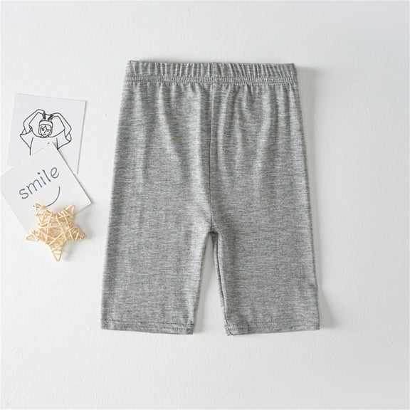 Girls Athletic Shorts Athletic Running Grey Shorts Elastic Waist Girls Size 3-4 Years Clothes