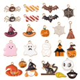 thumbnail image 3 of Colgante de abalorios esmaltados de Halloween de 23 para suministros de joyería accesorios de moda elegantes y encantadores duraderos Macarena colgantes del encanto, 3 of 7