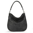 thumbnail image 3 of Wrangler Hobo Bags Large Crossbody Bags for Women Shoulder Purses with Striped Cotton Straps, Gray, 3 of 5