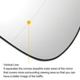 thumbnail image 4 of Reemplazo de vidrio de espejo retrovisor del lado derecho para OPEL Corsa C para VAUXHALL, 4 of 6