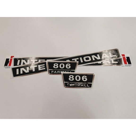 411 Decals Replacement for International 806 Farmall Tractor Decal Sticker Set