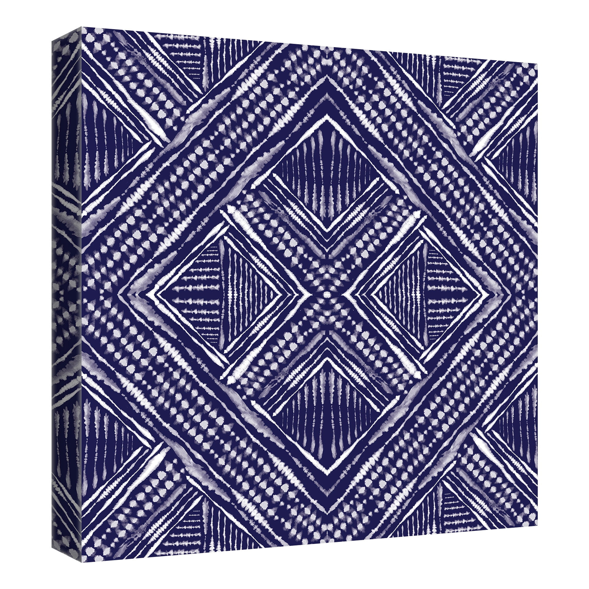 Masterpiece Art Gallery Inky Kaleidoscope I Pattern By Amanda Murray Canvas Art Print 30" x 30"