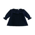 thumbnail image 1 of Vêtements pour Fillettes Robe en Tulle à Manches Longues Robe Décontractée en Coton Printemps, 1 of 6