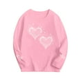 thumbnail image 4 of Annhoo Cute Tops for Children Loose Long Sleeve Round Neck Print Graphic Shirts Fashion Spring Clothes, 4 of 6