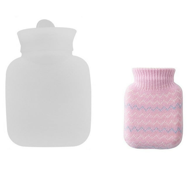 Water Injection Explosion-proof Hot Water Bag Cute Portable Hand Foot Warmer for Female Winter