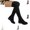 Black, variant on Knee High Boots for Women Stretch Breathable Sock Booties Comfy Fashion Wedge Heel Shoes
