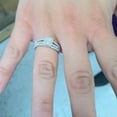 thumbnail image 4 of Empire Jewel 1 Ct Princess Cut Lab Created Simulated Diamond Ring - Classic 14K White Gold Over - Elegant Engagement Ring for Women - Perfect Gift for Anniversaries and Proposals - Proposal Ring, 4 of 7