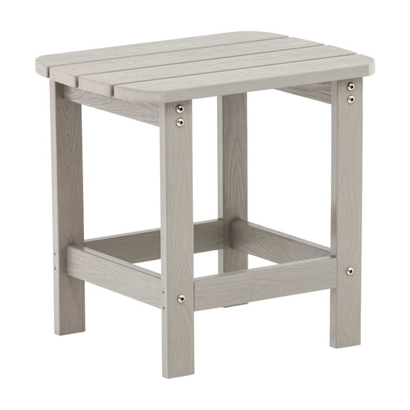 Bluewave Ez-Care Tek-Wood Adirondack Side Table Slate Grey