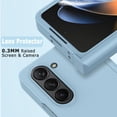 thumbnail image 3 of Compatible Samsung Galaxy Z Fold 5 Case with Hinge Protection,Cute Hard PC Non-Slip Grip Slim Fit Camera Protection Luxury Phone Case for Samsung Z Fold 5 Case,New Galaxy Z Fold 5 Case 2023 Blue, 3 of 14