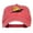 Red, variant on Moon Bats Halloween Embroidered Washed Cap - Red OSFM
