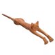 thumbnail image 2 of Rascador de espalda con forma de gato divertido, herramienta de masaje de espalda de madera con mango largo, 2 of 5