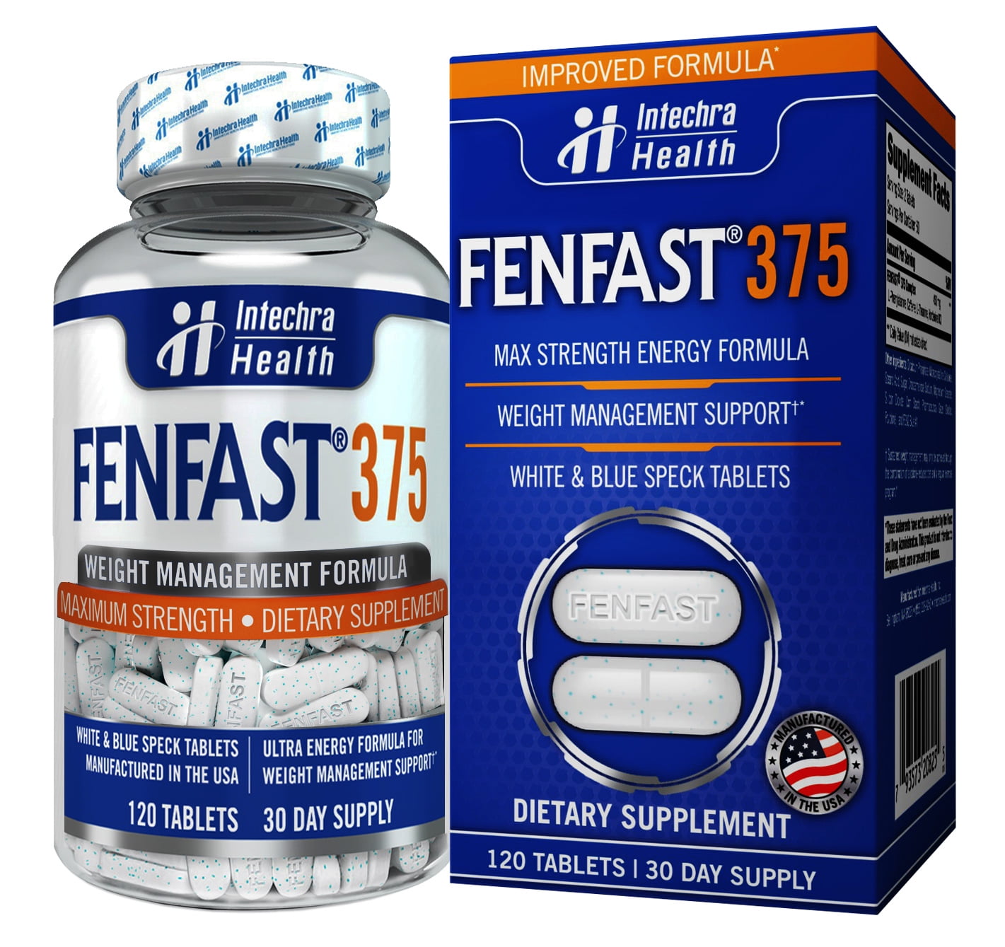 Fenfast 375 Weight Loss Diet Pills With Powerful Energy From Intechra Health 120 Tablets Walmart Com Walmart Com