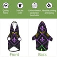 thumbnail image 5 of Bingfone Mardi Gra Geometric Dog Clothes Hoodie, Pet Winter Coat,Puppy Sweatshirts For Small Dogs Boy Girl,Suitable For All Breeds-Large, 5 of 8