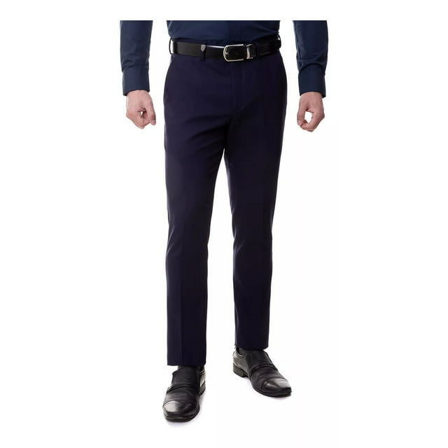 Pantalon Hombre Aldo Conti Lexus Liso Color Negro