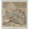 thumbnail image 2 of Thomas Rowlandson 20x21 Gold Ornate Framed and Double Matted Museum Art Print Titled - Christmas Eve (1788-1821), 2 of 4