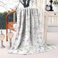 thumbnail image 2 of Pioneer Flower Blanket,Comfortable Soft Flannel Throw Blanket,All Season,Warm Lightweight Blankets for Sofa Bed Couch Living Room Chair,40"x50"(100x130cm), 2 of 4