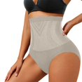 thumbnail image 3 of jiaxiM 4 in 1 High Waisted Shorts for Women Compression Lifting Sculpting Shorts Tummy Support Yoga Fitness Pants, 3 of 9