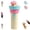 Bule, variant on Electric Cat Wand Toy for Indoor Cats - Interactive Automatic Retractable Cat Teaser with Plush Ball, Durable String Launcher for Kittens and Adult Cats, Enrichment Exercise Feline Toys (Pink)