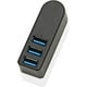 thumbnail image 1 of Usb 3.0 Hub, 270 Rotatable Usb Splitter, Aluminum 3 Port Mini Usb 3.0 Hub, Data Hub (black), 1 of 5