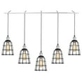 thumbnail image 4 of Woodbridge Lighting Fulton ST64 5-Light Metal Linear Pendant in Chrome, 4 of 5