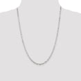 thumbnail image 2 of 925 Sterling Silver 3.5mm Long Link Cable Chain Necklace Pendant Charm, 2 of 9