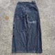 thumbnail image 1 of JNCO Y2K pantalones vaqueros sueltos retro bordado hip-hop street Harajuku pantalones de pierna ancha para hombres, 1 of 5