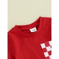 thumbnail image 6 of Musuos Toddler Baby Shorts Set, 6 12 18 24M Short Sleeve Crew Neck T-shirt with Plaid Shorts Summer 2-piece Outfit for Boys Girls, 6 of 10