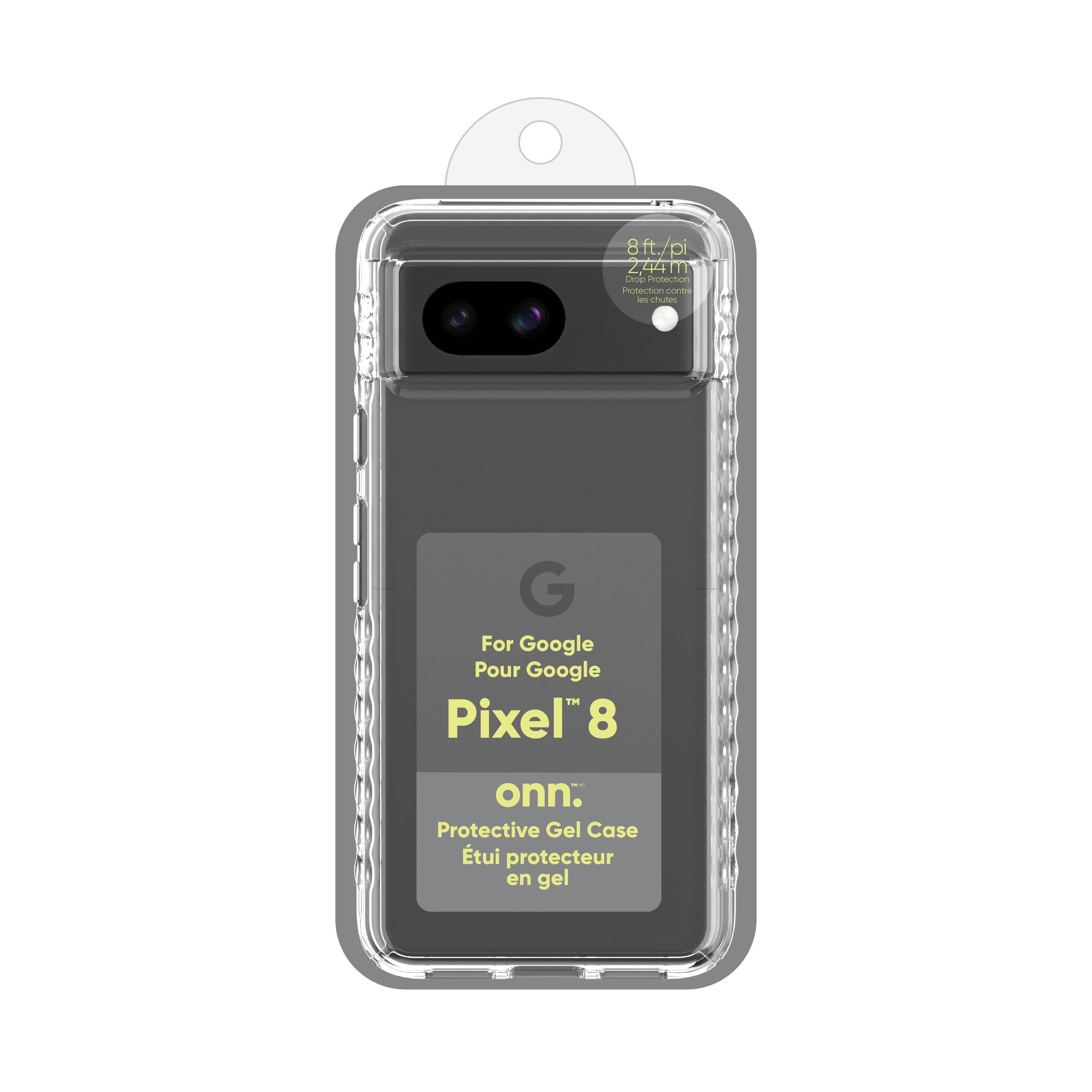 onn. Google Pixel 8 Protective Gel Phone Case