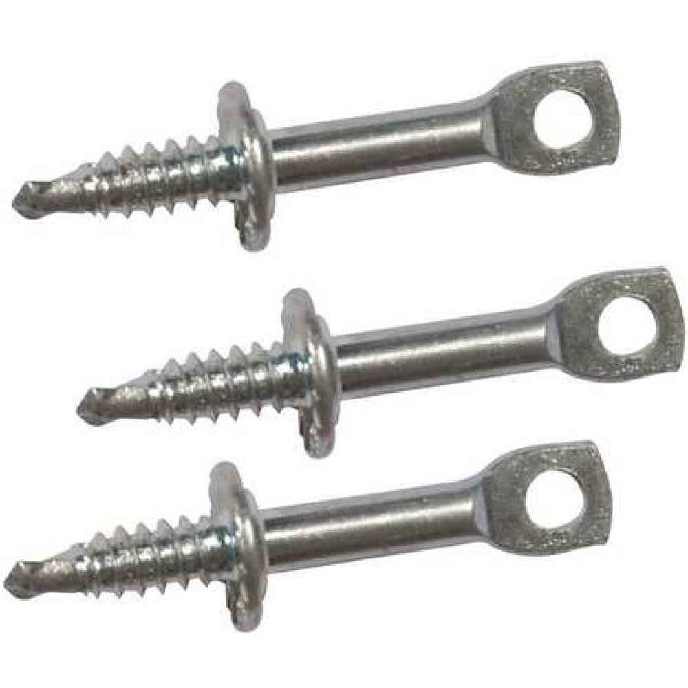 SUSPENDIT 8857 Eye Lag Screw,1/4 Thread,For Metal,PK50
