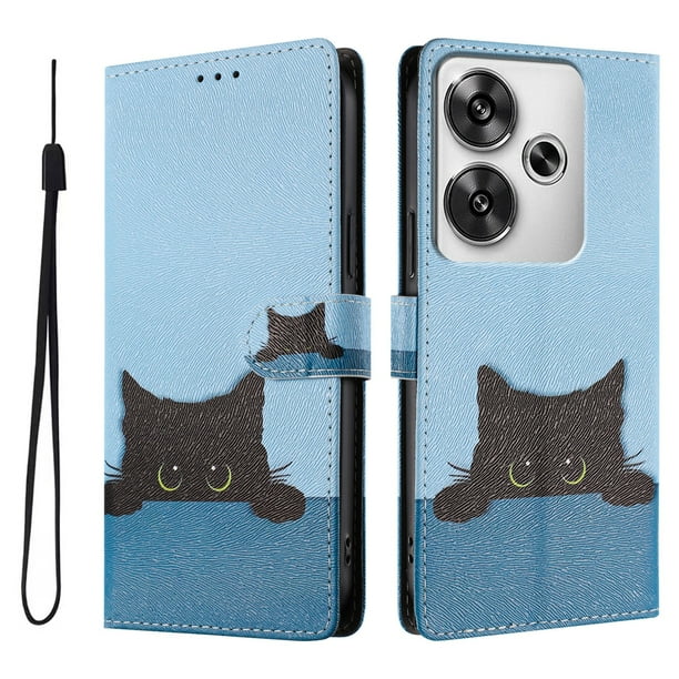 FOXDOCK Funda Tipo Cartera para Xiaomi POCO F6 5G con Soporte y Correa – Diseño de Patrones Lindos