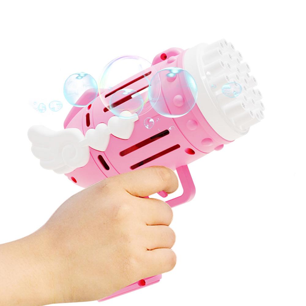 Zochlon 28 Holes Bubble Guns Innovative Angel Bubble Guns Blaster Toy