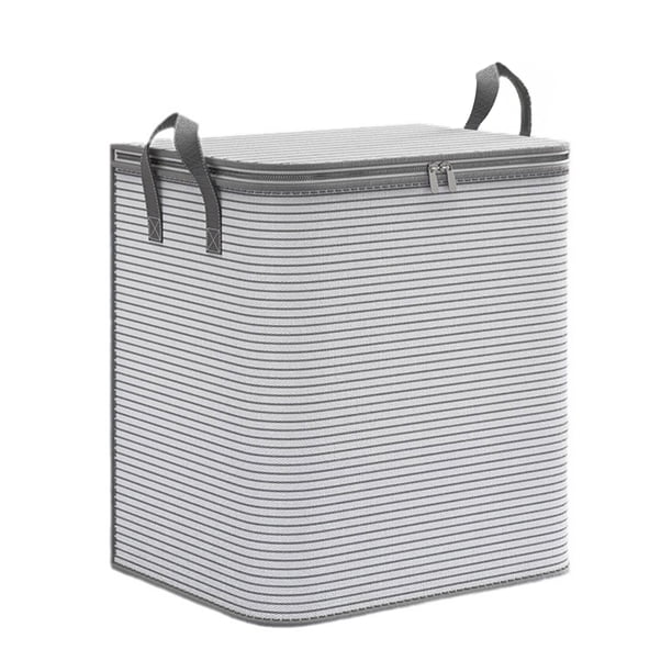 Bolsa de almacenamiento de ropa extragrande de 100/150/180/210 ml con asa, plegable, resistente, con tapa, organizador de colchas, mantas y ropa de cama.