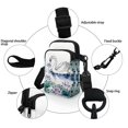 thumbnail image 5 of HELLHERO Swan Pattern Travel Crossbody Purse Polyester Double Layer Women Shoulder Bag for Travel, Outdoor and Daily Use, 5 of 7