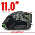 thumbnail image 3 of Franklin Sports Windmill Softball Glove - Adult + Youth Fastpitch - 11" Righty - Green, 3 of 7