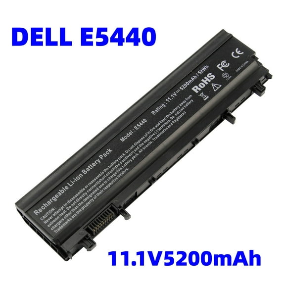 11.1V 5200mAh Battery for Dell Latitude E5440 E5540 Series VVONF N5YH9 0M7T5F 0K8HC 1N9C0 7W6K0 F49WX NVWGM WGCW6