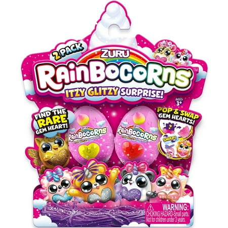 Zuru Rainbocorns Itzy Glitzy Series 1 Mystery 2-Pack [2 RANDOM Eggs
