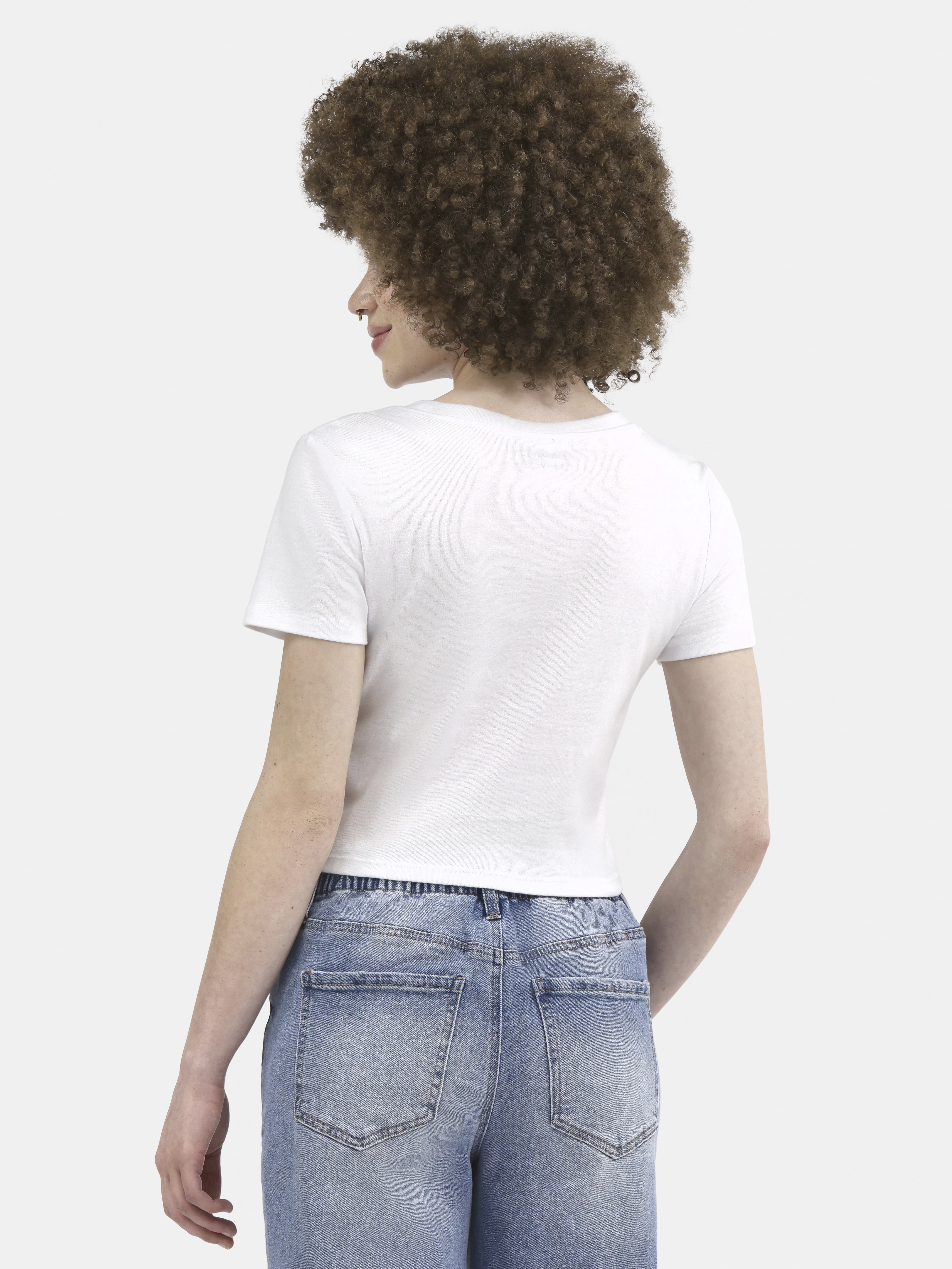 No Boundaries Crop Crew Tee, Women's